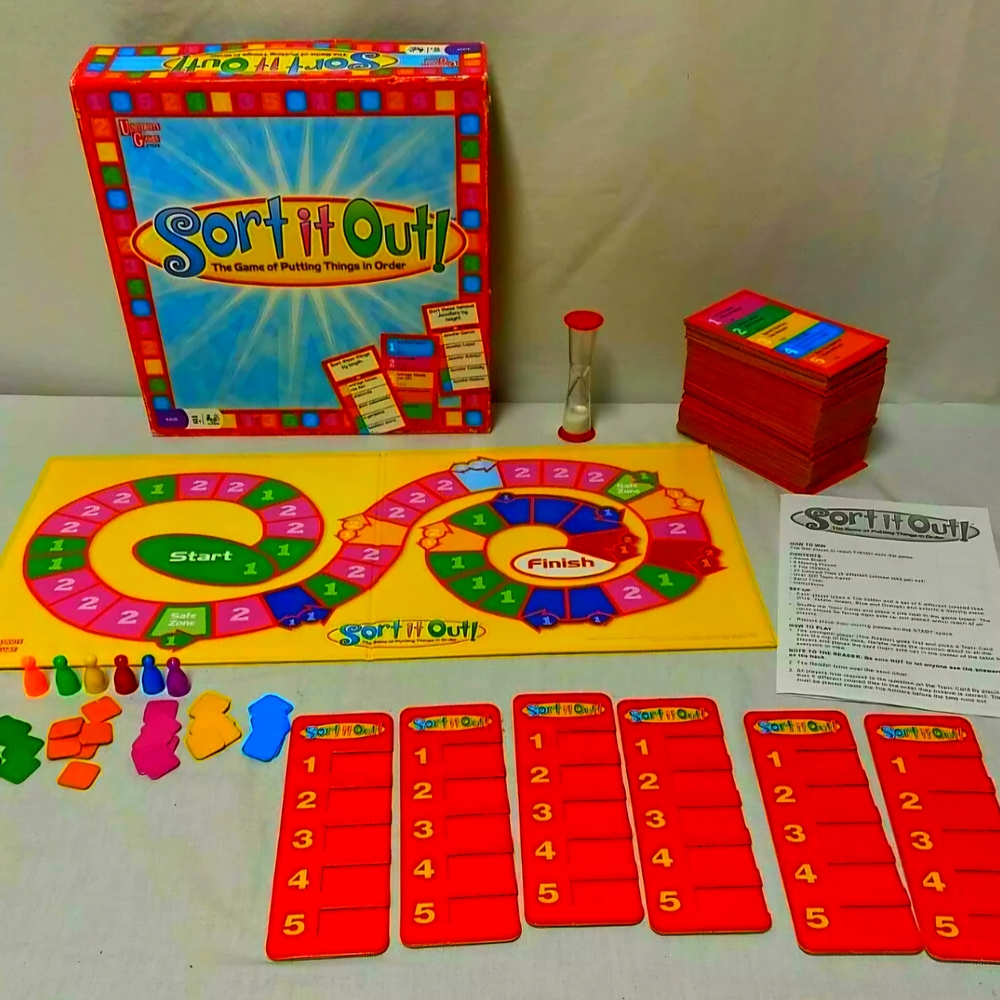 Sort It Out! Colorful Board Game USED👍